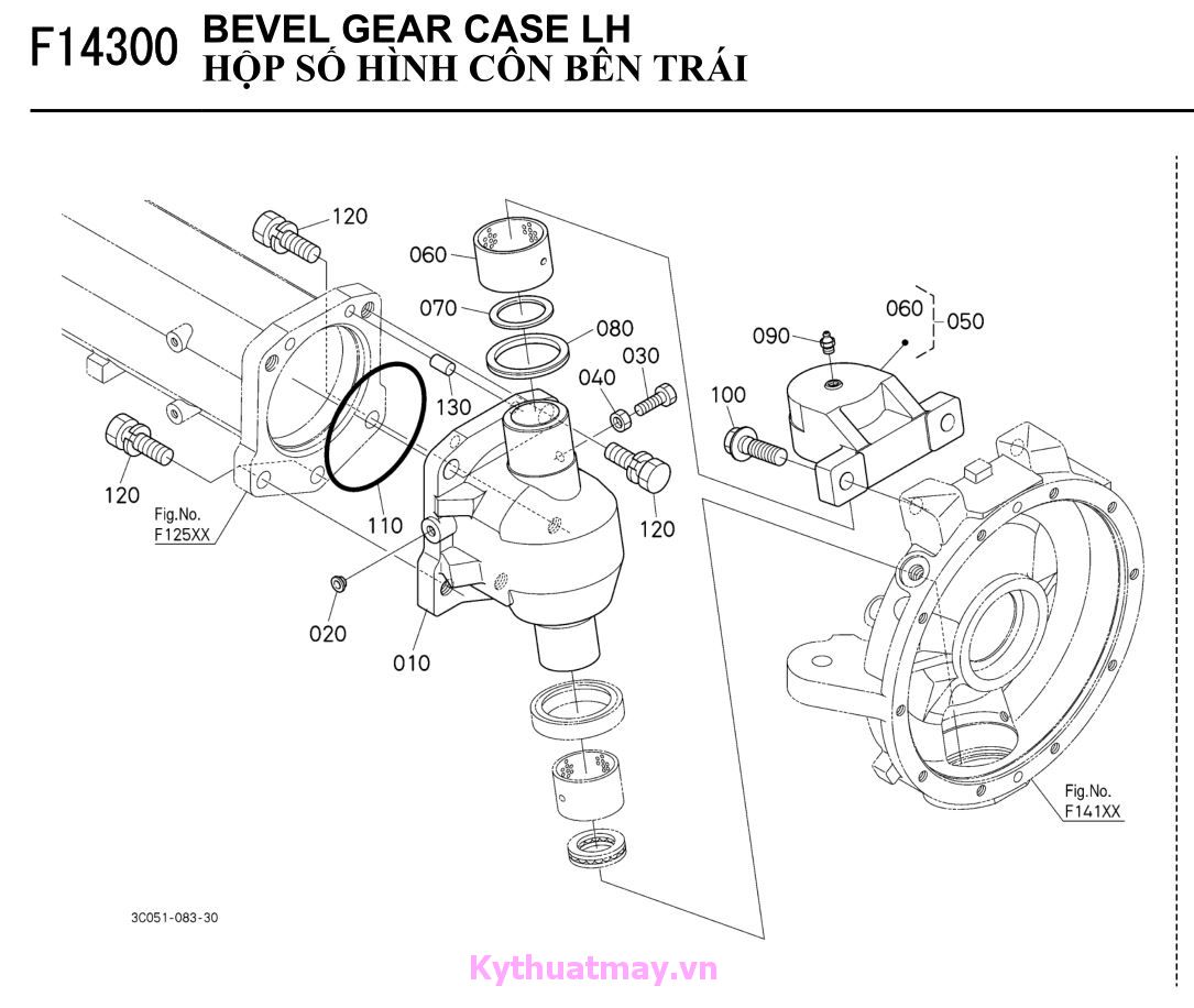 Hộp hình côn bên trái